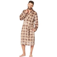 Мужской теплый халат Key MGL 402 B24