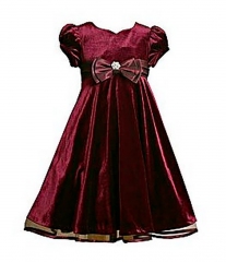 Платье Bonnie Jean Панночка пурпурная для девочек бордовый