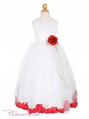 Платье Pink Maria Розалинда для девочек красный
