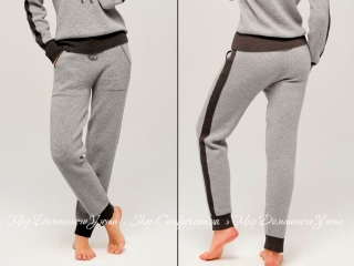 Женские кашемировые брюки Marc & Andre W21-00CH810 серые
