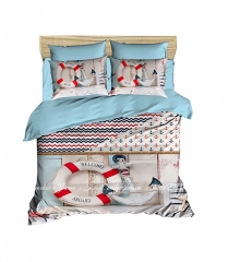 Постельное белье LightHouse Ranforce+3D Welcome Aboard евро (2200000549501)