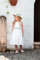 Платье-комплект+акс Les Gamins 3174 для девочек белый