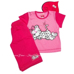 Детская трикотажная пижама шорты с футболкой Vienetta 2197 розовая