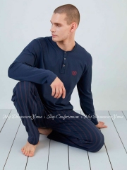 Пижама мужская реглан со штанами Sevim 9252 темно-серый