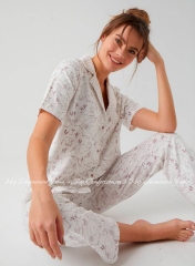 Женская хлопковая пижама с коротким рукавом Hays 750050