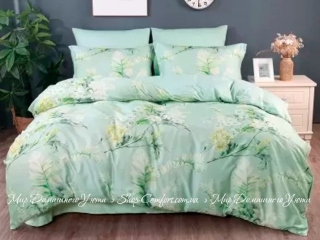 Сатиновое постельное белье Word of Dream BC-0723 евро