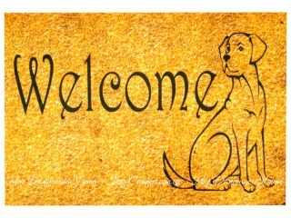 Коврик придверный IzziHome Peppina KapiI Welcome Dog 40x60 (2200000553577)