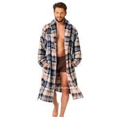 Мужской теплый халат Key MGL 443