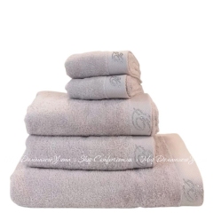 Набор серых махровых полотенец Blumarine Benessere Ice 5пр.