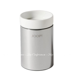 Стакан для зубных щеток JOOP! Chromeline 010030010 white/сhrom 