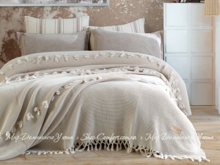 Покрывало Dantela Vita Asya 235х250 beige