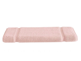 Хлопковое полотенце-коврик для ног Soft Cotton Node 50х90 пудра