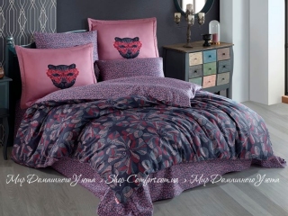 Сатиновое постельное белье Hobby Exclusive Sateen Caprice розовое 200x220 (8698499167971)