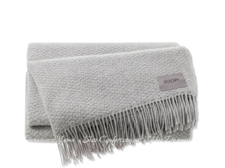 Кашемировый плед JOOP! Fine-Woven Perla Silver 130х190