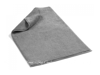 Хлопковый коврик для ванной комнаты Lappartement Chicago dark grey 50х80