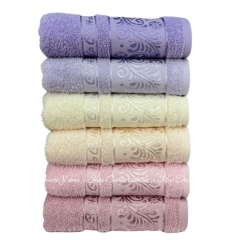 Набор махровых полотенец Cestepe VIP Cotton Alina 70х140 хлопок 6пр.