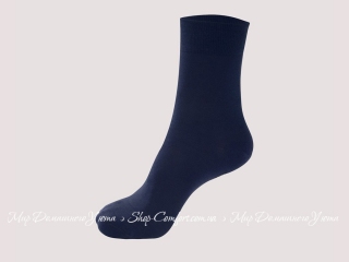 Классические мужские бамбуковые носки Shato 001 синие
