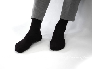 Классические мужские бамбуковые носки Shato 001 черные