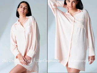 Женская рубашка с длинным рукавом Simone Perele Caprice 1A7958 нежно-розовая