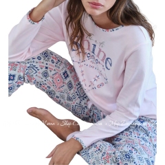 Женская хлопковая трикотажная пижама Massana P731207