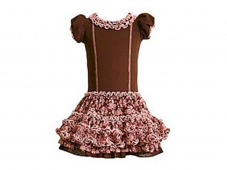 Платье Bonnie Jean Кокетка для девочек коричневый