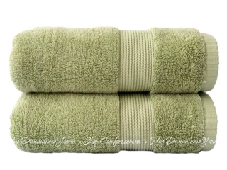 Хлопковое махровое полотенце Maisonette Pure 90х150 мятное (8699965133773)