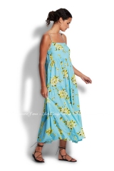 Длинное летнее платье на бретелях Seafolly 54656-DR sky