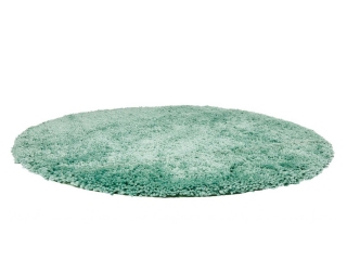 Зеленый круглый коврик в ванную Spirella Highland D60