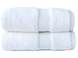 Хлопковое махровое полотенце Maisonette Pure 50х100 молочное (8699965133711)