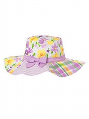 Шляпка Gymboree Цветочная для девочек сиреневый