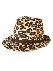 Шляпа Gymboree Федора для девочек коричневый
