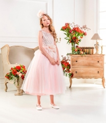 Платье-комплект+акс Les Gamins 805546 для девочек розовый