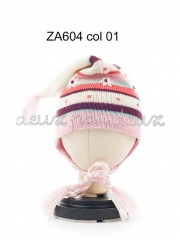 Шапка Deux par Deux ZA604 col.01 для малышей розовый