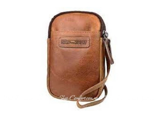 Мужская кожаная сумка кросс-боди Hill Burry 15088 коричневая