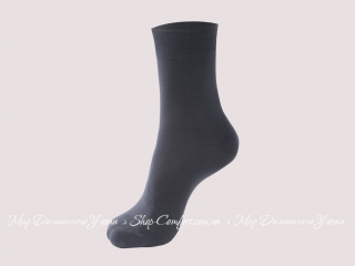 Классические мужские бамбуковые носки Shato 001 темно-серые