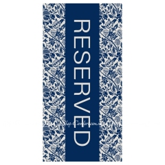 Хлопковое пляжное полотенце Maisonette Reserved 75х150 велюр/махра (8699965149637)