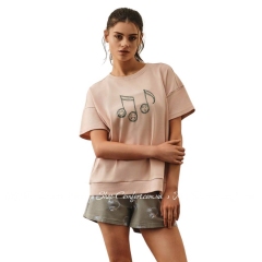 Женский трикотажный комплект шорты с футболкой Hays 27177