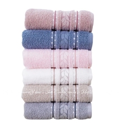 Набор махровых полотенец Cestepe VIP Cotton Filiz 50х90 хлопок 6пр.