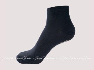 Укороченные мужские бамбуковые носки Shato 002 черные