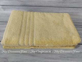 Набор полотенец Soft Cotton Aria 50х90 + 75х150 желтый