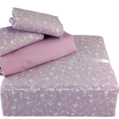 Фланелевое постельное белье Belizza Wisreria Lilac евро
