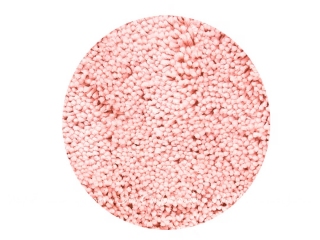 Розовый круглый коврик в ванную Spirella Highland D60