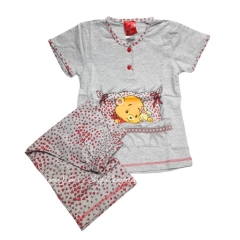 Детская трикотажная пижама шорты с футболкой Vienetta 1806 красная