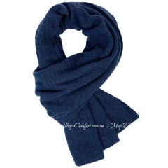 Кашемировый шарф Marc & Andre JA17-K013-MNM синий