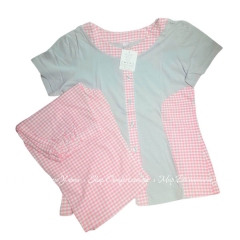 Женская хлопковая пижама футболка и шорты Dorota KO-052