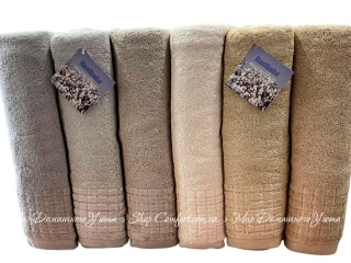 Набор махровых полотенец Hanibaba VIP Cotton Zozan 70х140 хлопок 6пр.