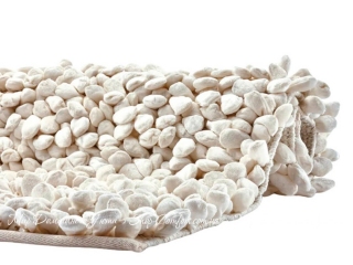 Кремовый коврик Aquanova Rocca Silver ivory 60х100