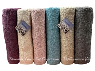 Набор махровых полотенец Hanibaba VIP Cotton Brusk 70х140 хлопок 6пр.