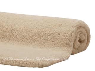 Однотонный коврик с антискользящим покрытием Aquanova Mauro Almond 70х120