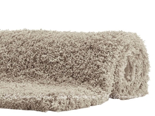 Однотонный коврик с антискользящим покрытием Aquanova Musa Linen 60х60